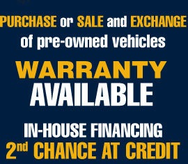 Warranty available
